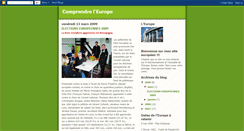 Desktop Screenshot of comprendreleurope.blogspot.com