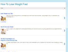 Tablet Screenshot of howtoloseweightfast-now.blogspot.com