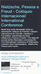Mobile Screenshot of conferencenietzschepessoafreud.blogspot.com