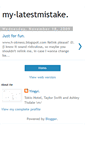 Mobile Screenshot of my-latestmistake.blogspot.com