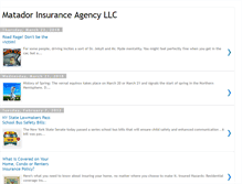 Tablet Screenshot of matadorinsurance.blogspot.com