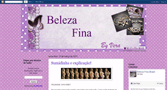 Desktop Screenshot of belezafina.blogspot.com