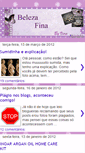 Mobile Screenshot of belezafina.blogspot.com