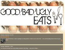 Tablet Screenshot of goodbaduglyeats.blogspot.com