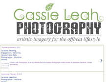 Tablet Screenshot of cassieleahphoto.blogspot.com