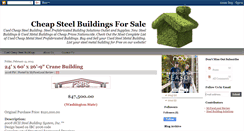 Desktop Screenshot of cheapsteelbuildingsforsale.blogspot.com