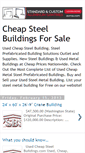 Mobile Screenshot of cheapsteelbuildingsforsale.blogspot.com