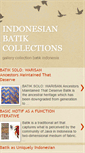 Mobile Screenshot of indonesianbatikcollections.blogspot.com