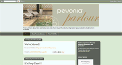 Desktop Screenshot of pevoniaparlour.blogspot.com