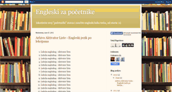 Desktop Screenshot of engleskizapocetnike.blogspot.com
