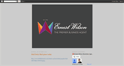Desktop Screenshot of ernest-wilsonbusinessagent.blogspot.com