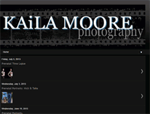 Tablet Screenshot of kailamoorephotography.blogspot.com