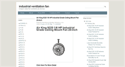 Desktop Screenshot of industrialventilationfanreview.blogspot.com