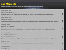 Tablet Screenshot of davidcornell-god-moments.blogspot.com