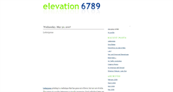Desktop Screenshot of elev6789.blogspot.com
