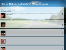 Tablet Screenshot of blogdenotciasdaescoladmriodecastro.blogspot.com