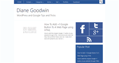 Desktop Screenshot of dianegoodwin.blogspot.com