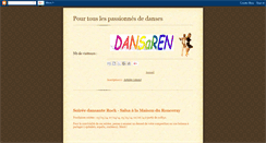 Desktop Screenshot of dansaren.blogspot.com