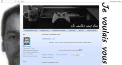 Desktop Screenshot of jevoulais-vousdire.blogspot.com