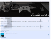 Tablet Screenshot of jevoulais-vousdire.blogspot.com