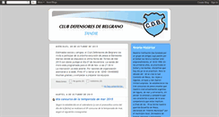 Desktop Screenshot of clubdefensoresbelgrano.blogspot.com