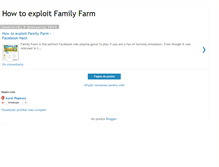 Tablet Screenshot of familyfarmexploit.blogspot.com