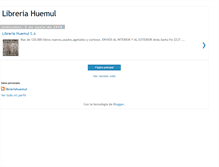 Tablet Screenshot of libreriahuemul.blogspot.com