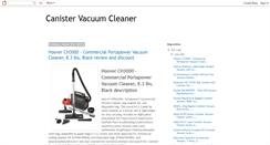 Desktop Screenshot of cheapcanistervacuumcleaner.blogspot.com