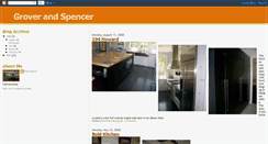 Desktop Screenshot of groverandspencer.blogspot.com