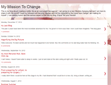 Tablet Screenshot of mymissiontochange.blogspot.com