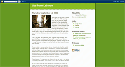 Desktop Screenshot of eoinlebanon.blogspot.com