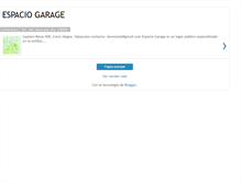 Tablet Screenshot of espaciogarage.blogspot.com