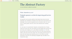 Desktop Screenshot of abstractfactory.blogspot.com