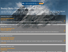 Tablet Screenshot of bettypowerpoint.blogspot.com