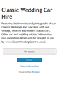 Mobile Screenshot of classicweddingcarhire.blogspot.com