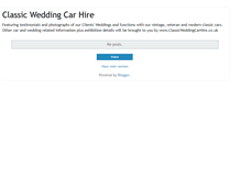 Tablet Screenshot of classicweddingcarhire.blogspot.com