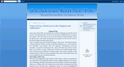 Desktop Screenshot of jagadguru-kripalu-yog.blogspot.com