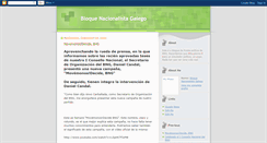 Desktop Screenshot of bloquenacionalistagalego.blogspot.com