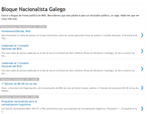 Tablet Screenshot of bloquenacionalistagalego.blogspot.com