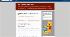 Desktop Screenshot of bits4babies.blogspot.com
