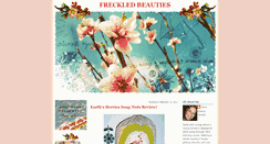 Desktop Screenshot of freckledbeauties.blogspot.com