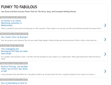 Tablet Screenshot of funkytofabulous.blogspot.com