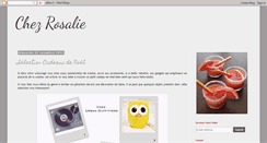 Desktop Screenshot of chez-rosalie.blogspot.com