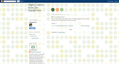 Desktop Screenshot of digitalleavesfromthefamilytree.blogspot.com