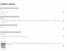 Tablet Screenshot of iamshimin.blogspot.com