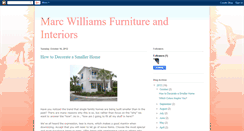 Desktop Screenshot of marcwilliamsfurnitureandinteriors.blogspot.com