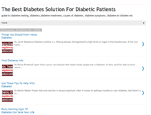 Tablet Screenshot of bestdiabetessolution.blogspot.com