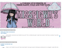 Tablet Screenshot of misspigwasworld.blogspot.com