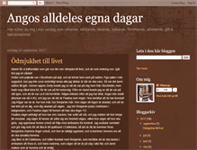 Tablet Screenshot of angosdagar.blogspot.com