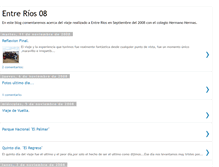 Tablet Screenshot of entrerios08.blogspot.com
